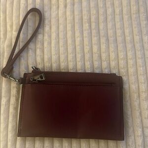Elegant Burgundy Wristlet